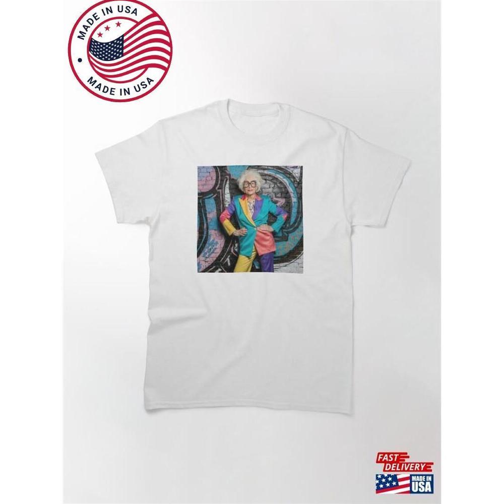 Iris Apfel Fashion Icon  More Is Classic T-Shirt